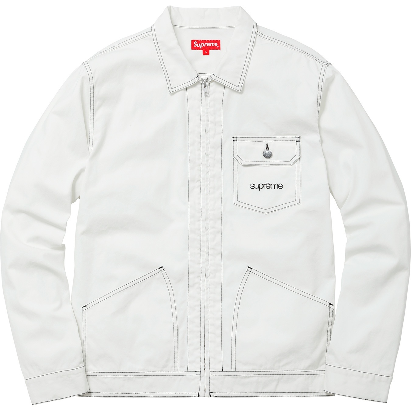 Contrast Stitch Work Jacket view 12